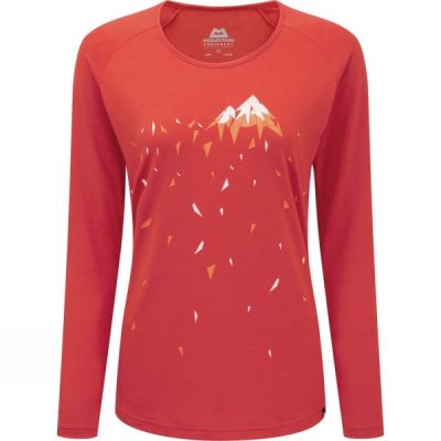 Tee Mountain Equipment Crystalline Manga Larga Mujer - Rojas - Chile DZI258143